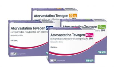 Teva Pharma, lanza al mercado el rango completo de dosis de Atorvastatina cálcica EFG